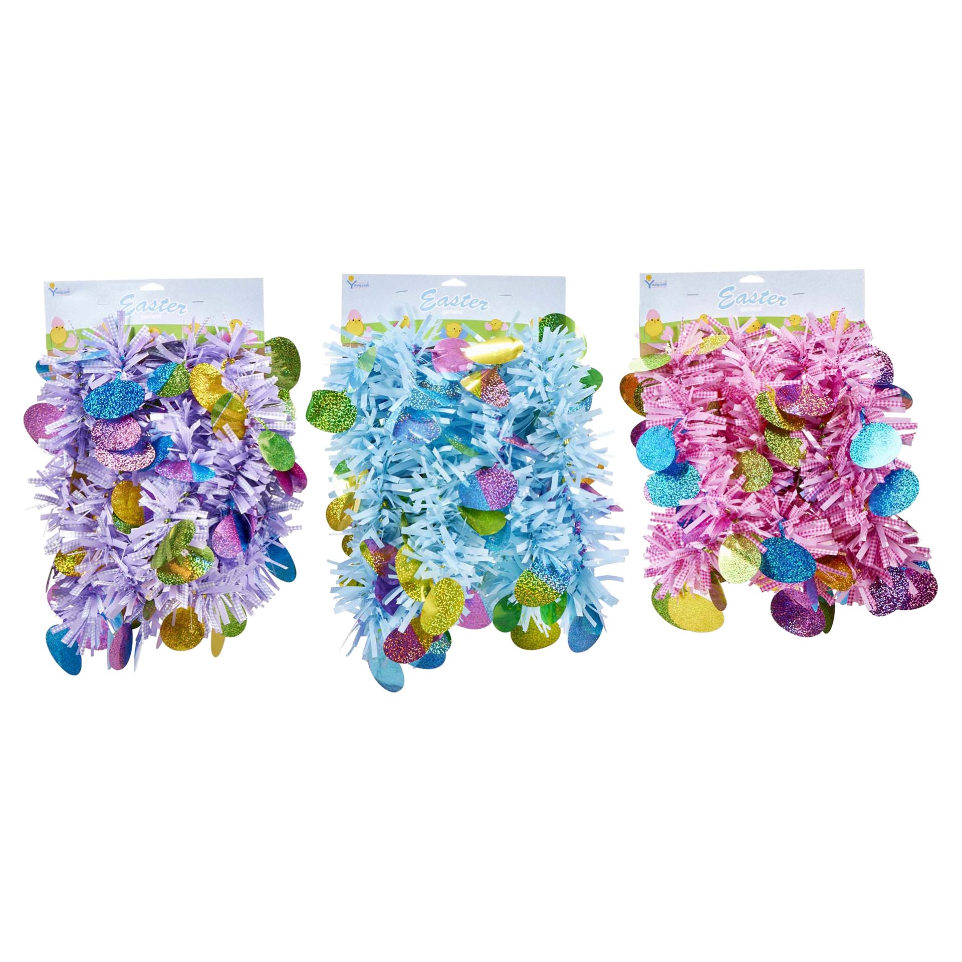 slide 1 of 1, FC Young Jumbo Easter Garland, Assorted Styles, 1 ct