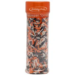 Holiday Home® Halloween Jimmies Sprinkles - Orange Black & White