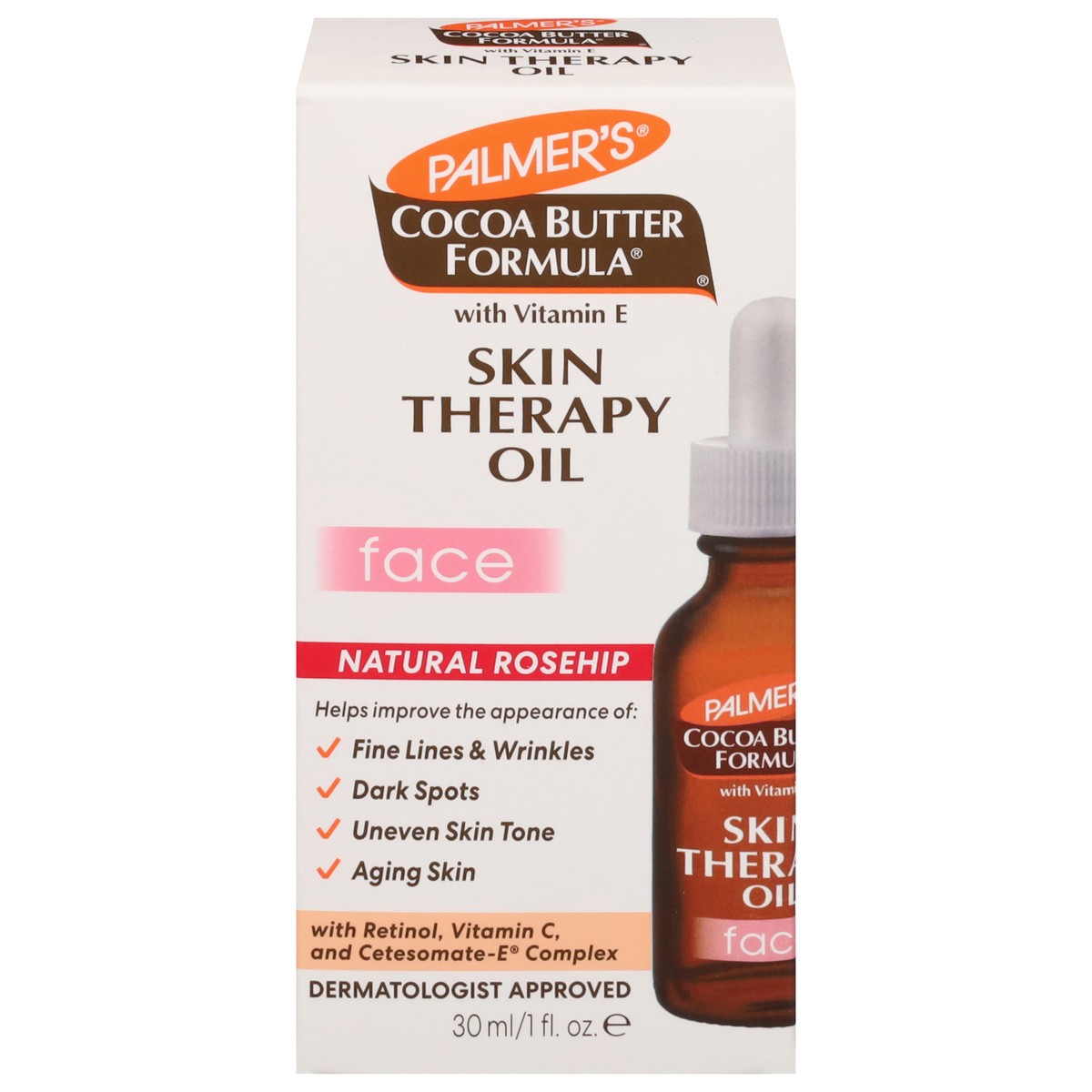 slide 1 of 73, Palmer's Cocoa Butter Formula Face Skin Therapy Oil 1 fl oz, 1 oz