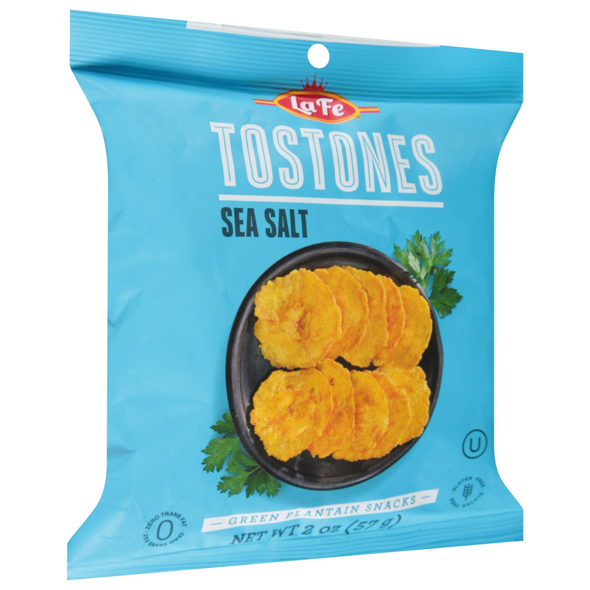 slide 3 of 9, La Fe Sea Salt Tostones - 2 oz, 2 oz