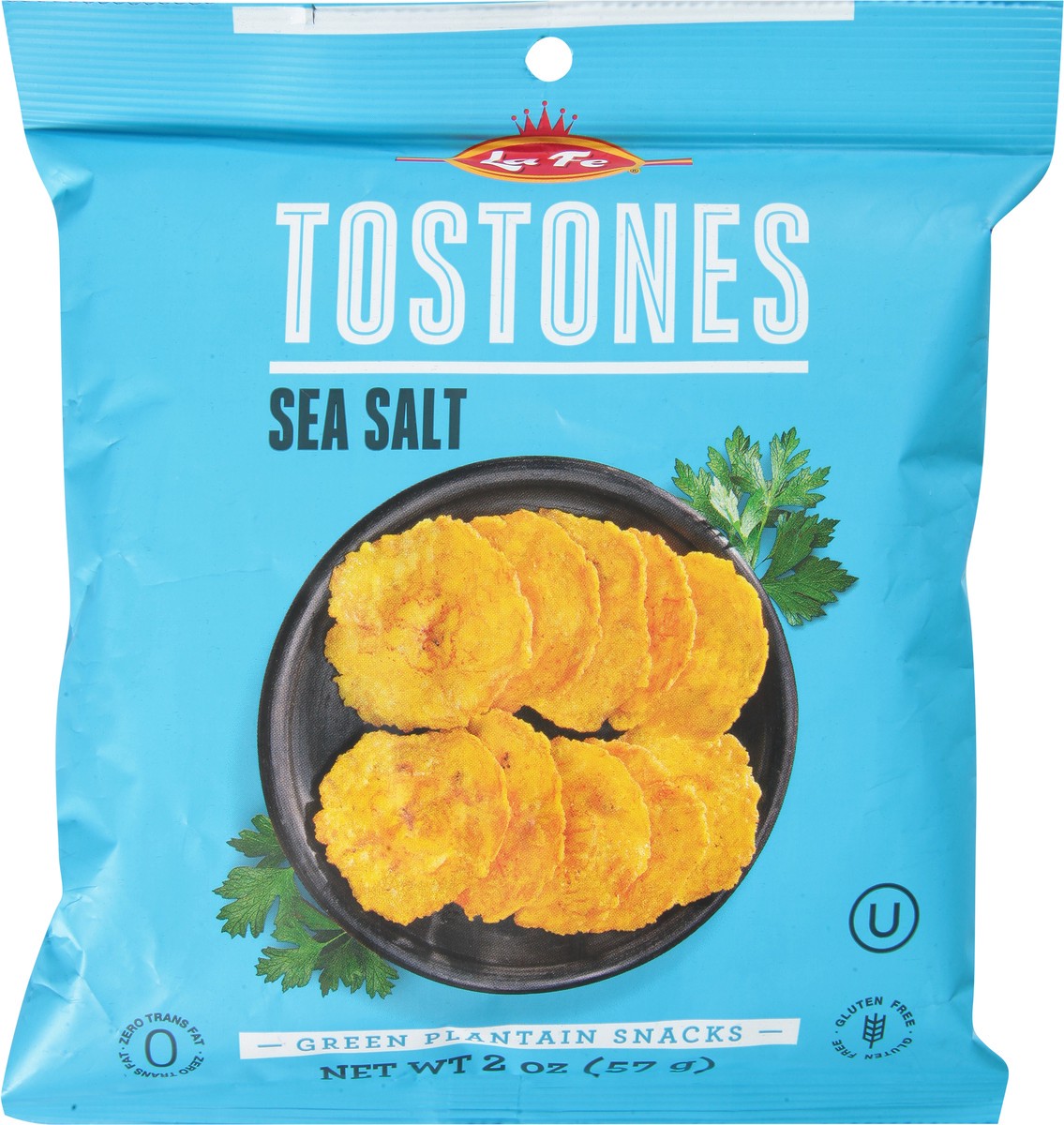 slide 8 of 9, La Fe Sea Salt Tostones - 2 oz, 2 oz