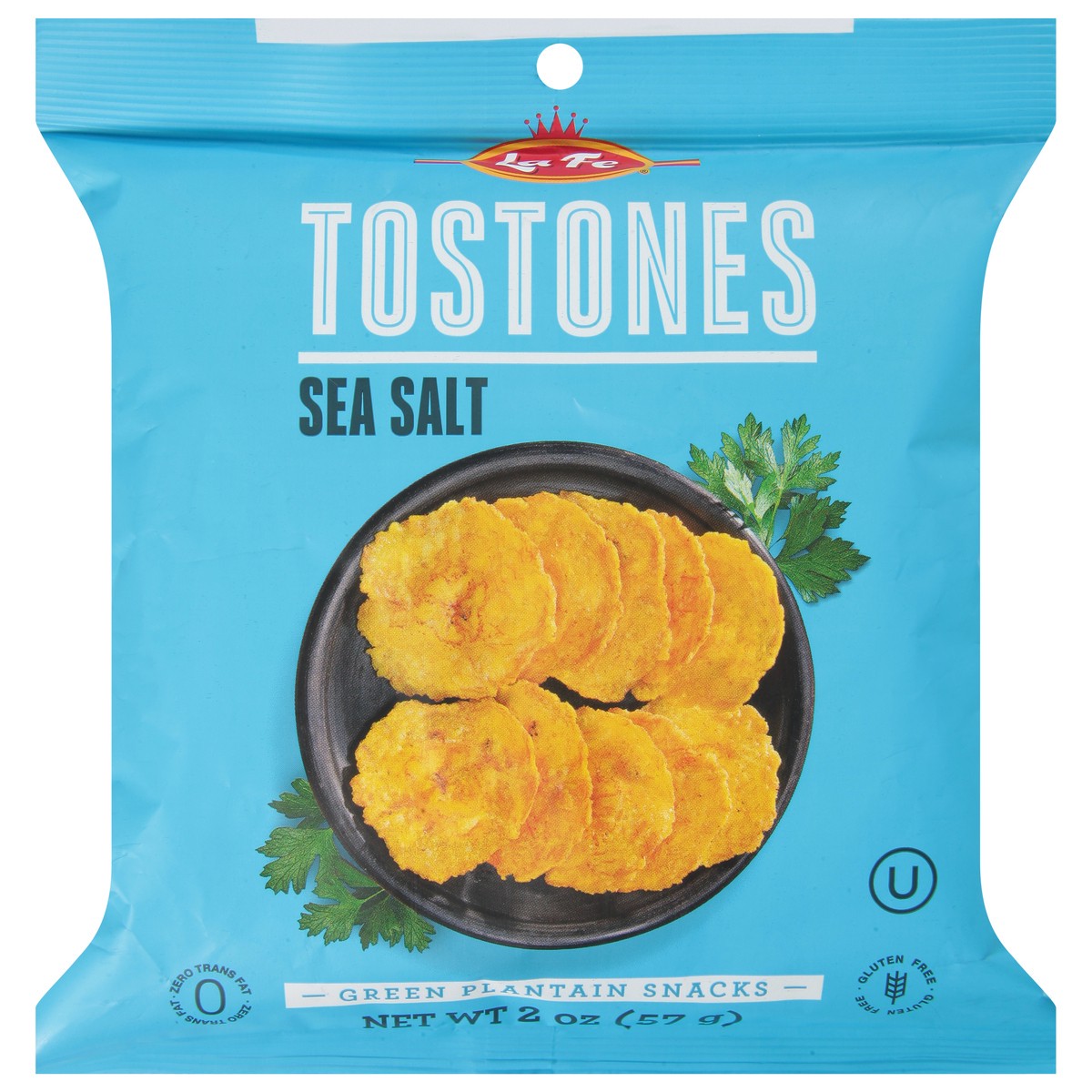 slide 1 of 9, La Fe Sea Salt Tostones - 2 oz, 2 oz