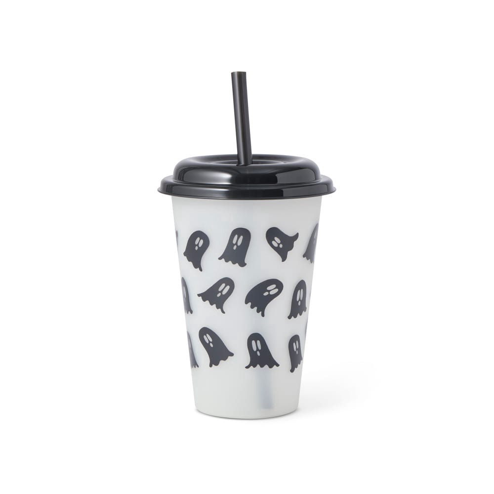 slide 2 of 3, Holiday Home 6 Pack Glow In The Dark Tumblers - Ghosts, 6 ct; 12 oz