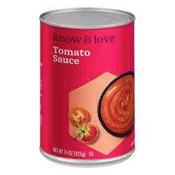 Know & Love Tomato Sauce 15 Ounces