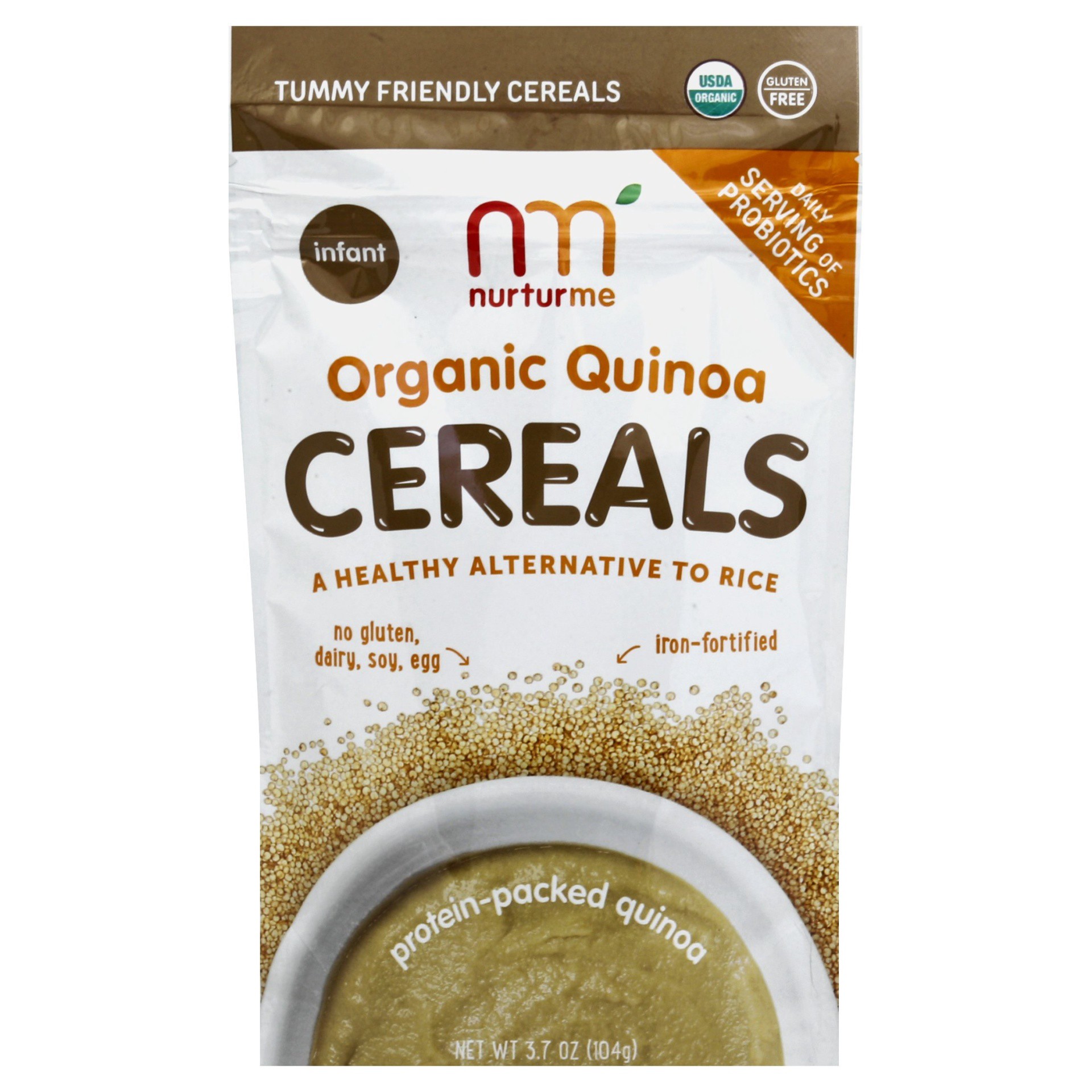 slide 1 of 2, NurturMe Protein Pack Quinoa Cereal, 3.7 oz