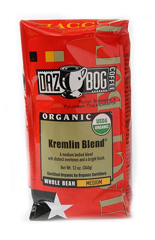 slide 1 of 1, Dazbog Coffee Organic Kremlin Blend, 12 oz