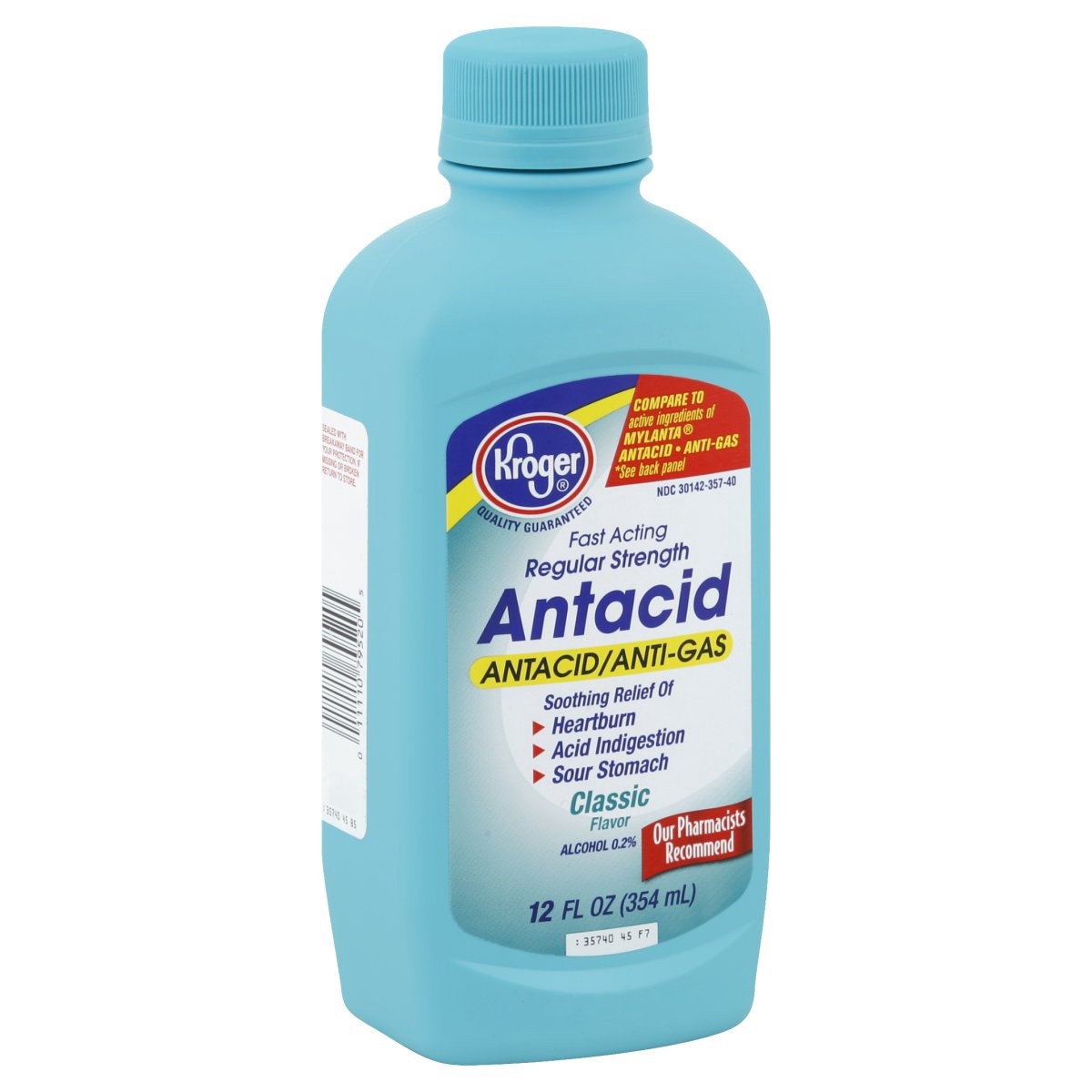 slide 1 of 1, Kroger Liquid Antacid with Simethicone, 12 fl oz