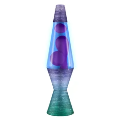 Schylling, Lava lamp, 14.5 Oil Slick with blue wax and clear liquid