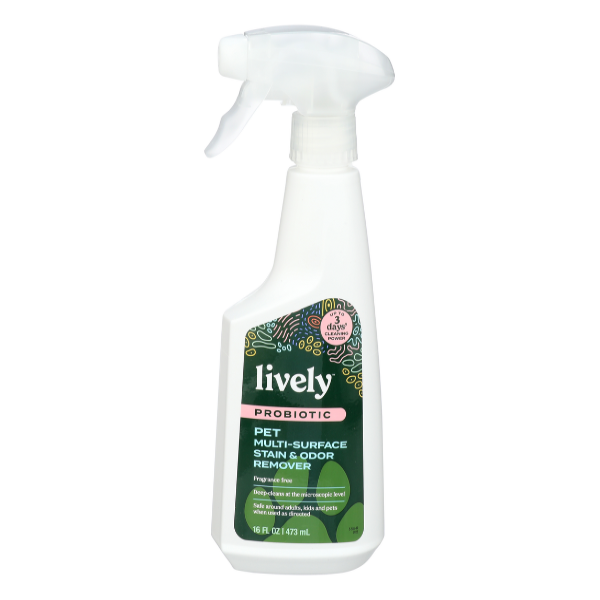 slide 1 of 4, Lively Cleaner Pet Multi Probtc, 16 fl oz