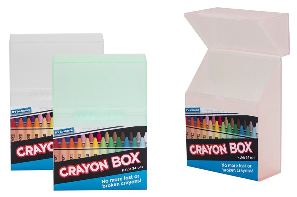 slide 1 of 1, It's Academic Crayon Box, 1 ct