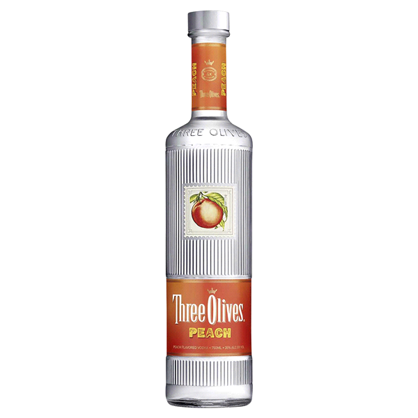 slide 1 of 1, Three Olives Peach, 750 ml