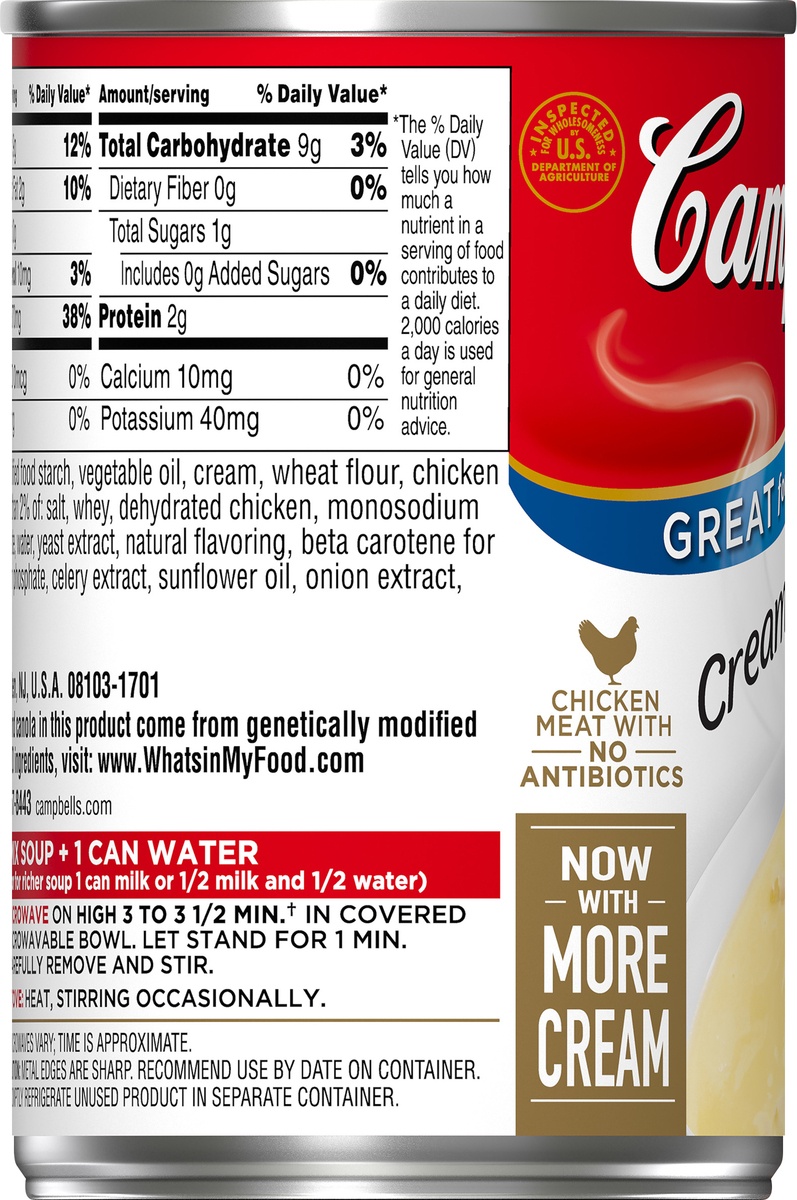 slide 7 of 10, Campbell's Condensed Cream of Chicken Soup, 10.5 oz