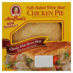 Mrs. Budd's Fully Baked White Meat Chicken Pie 12 oz