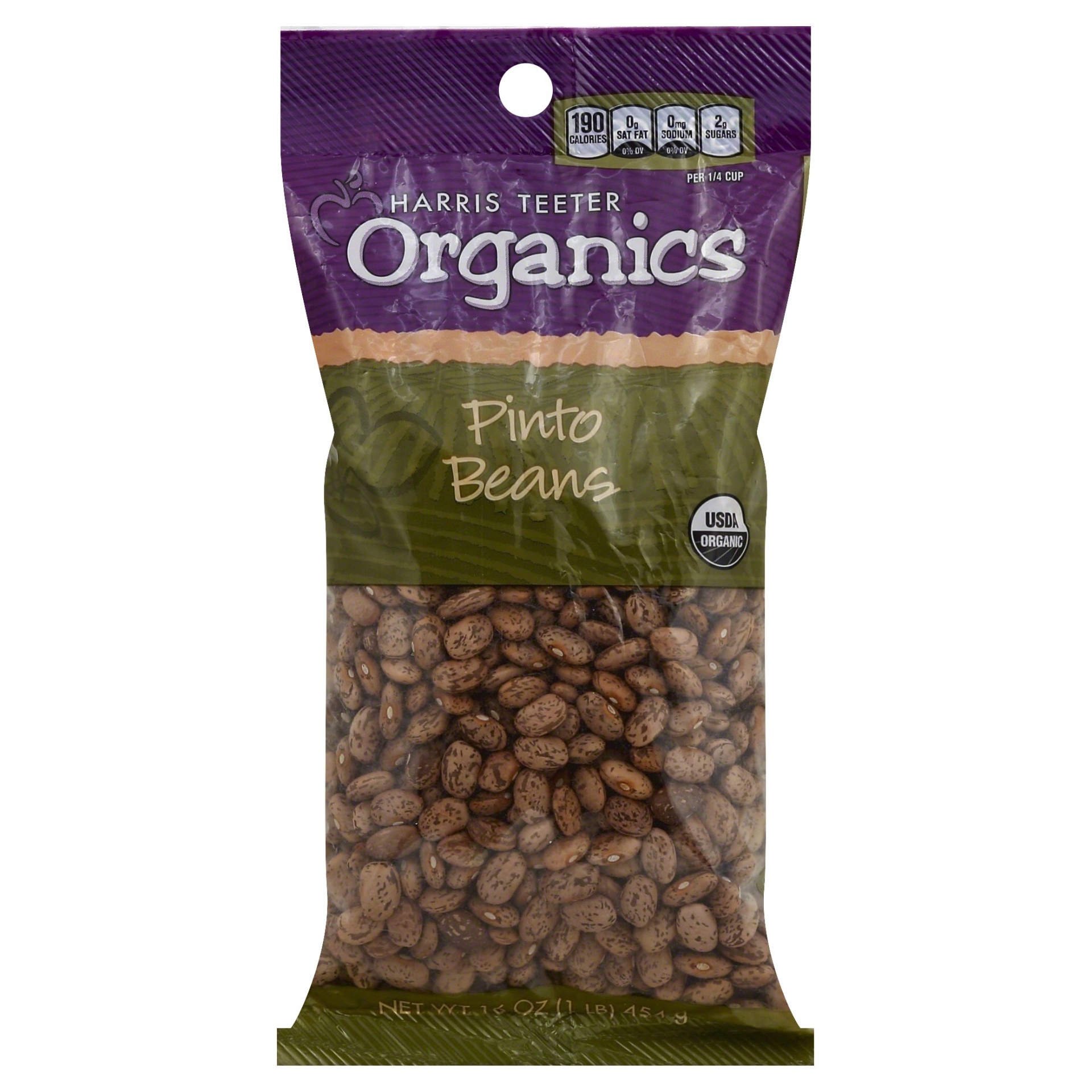 slide 1 of 1, HT Organics Pinto Beans, 16 oz