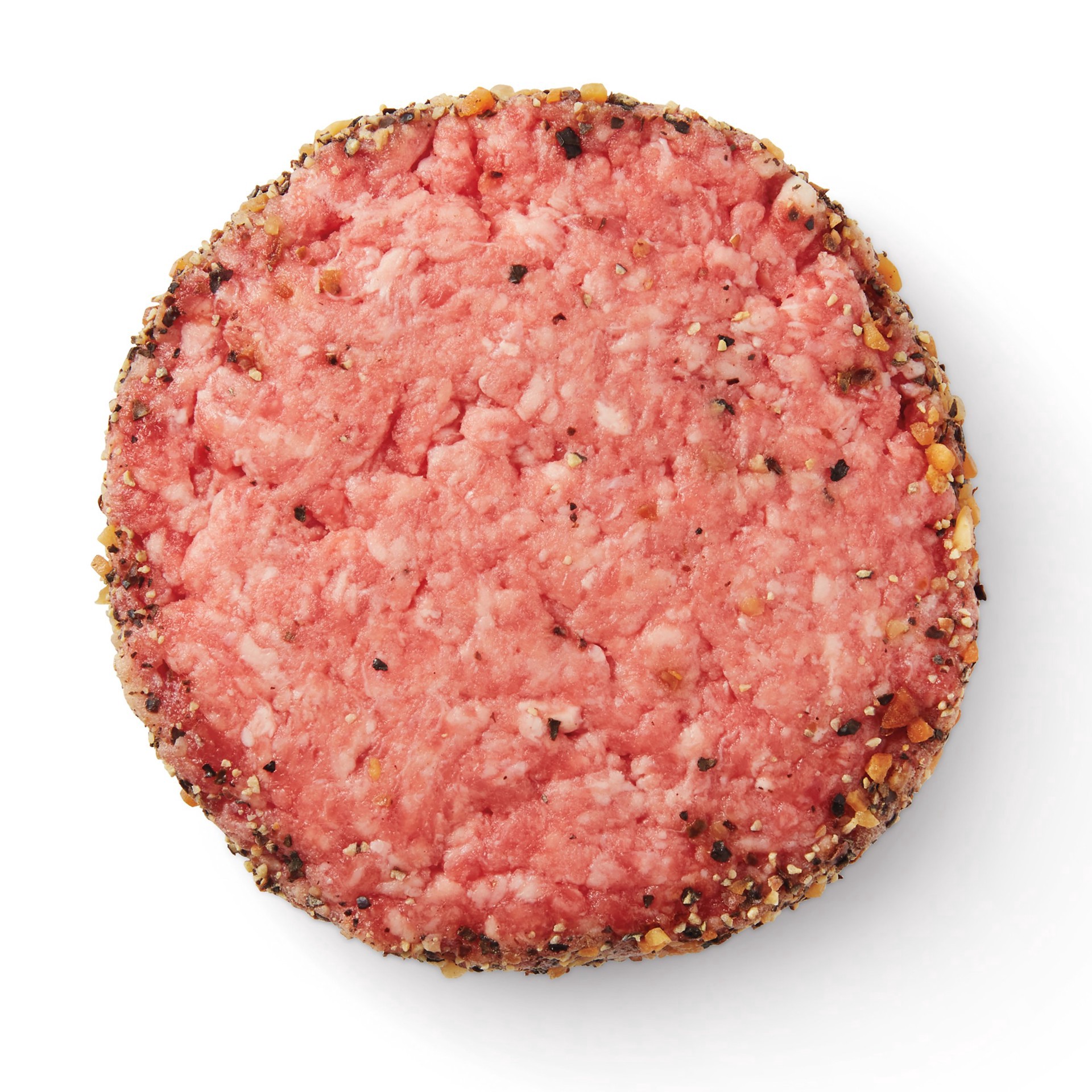 slide 1 of 1, H-E-B Prime 1 Encrusted Garlic Black Pepper Burgers, 1 ct