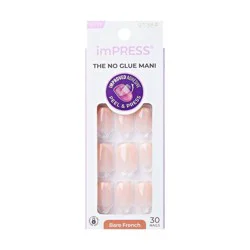 imPRESS The No Glue Mani Bare French Nails 30 ea