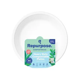 Repurpose Bigger Plates, Compostables, Heavy Duty, 10 Inch