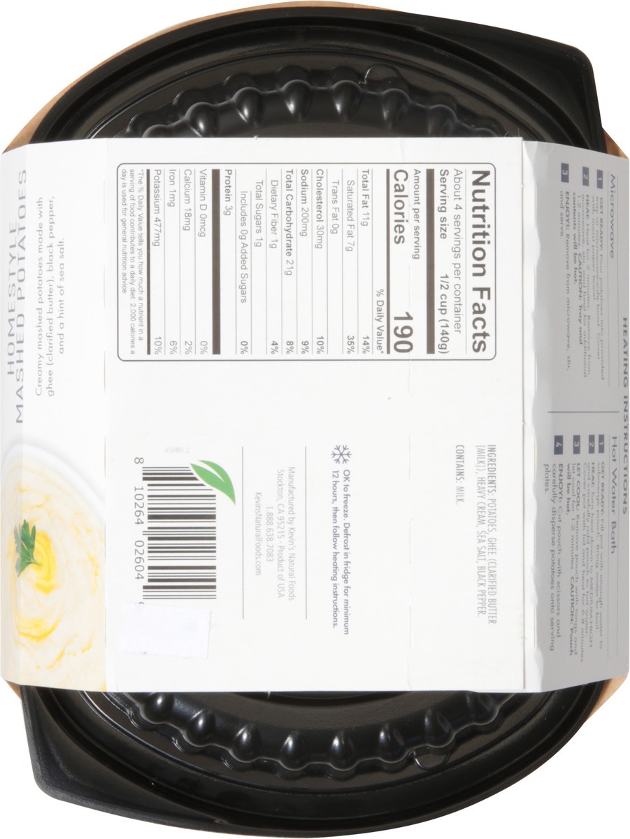 slide 11 of 12, Kevin's Natural Foods Homestyle Mashed Potatoes 20 oz, 20 oz