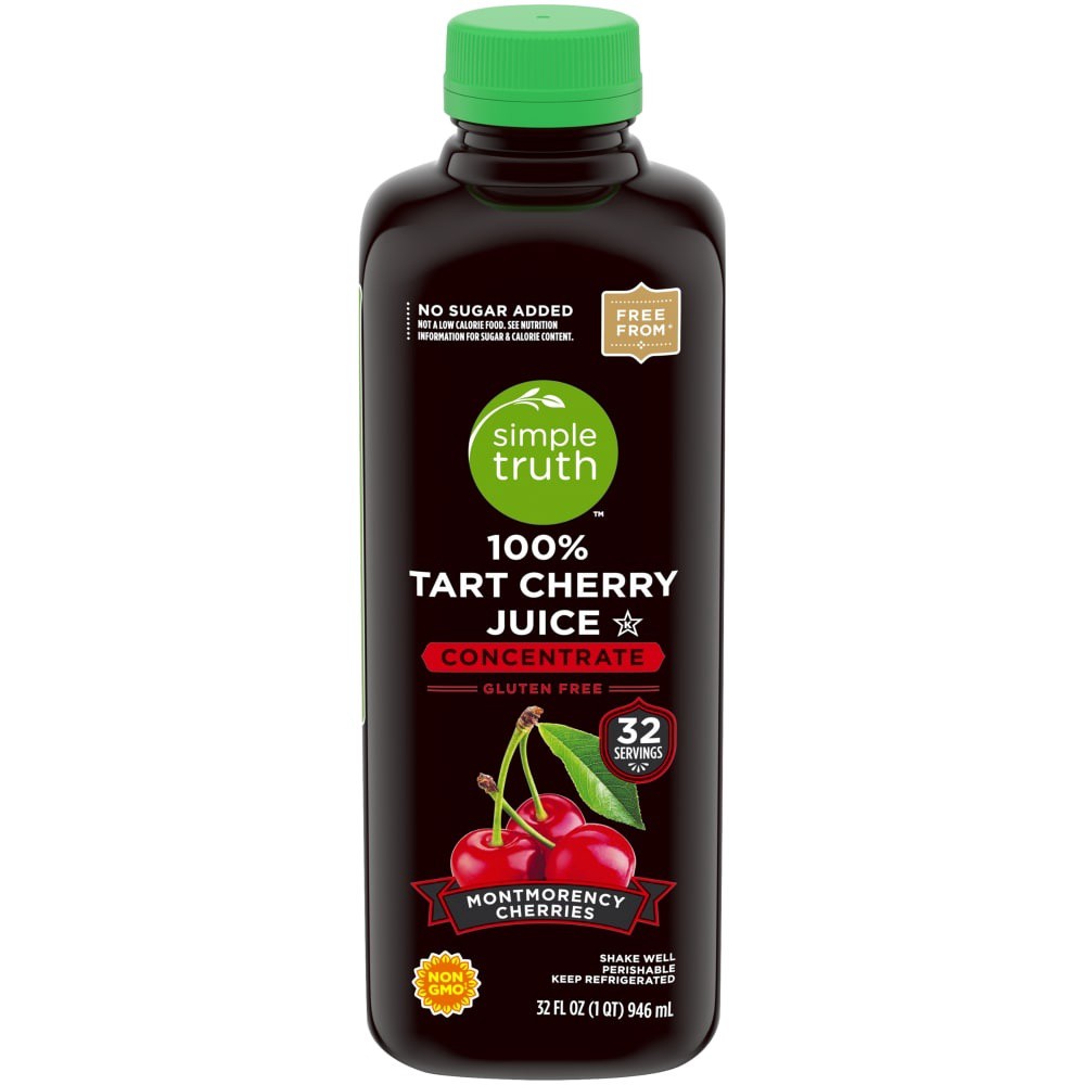 slide 1 of 3, Simple Truth 100% Tart Cherry Juice - 32 fl oz, 32 fl oz