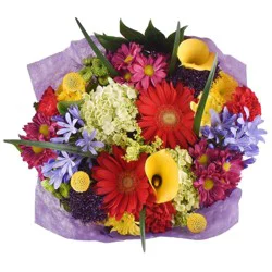 Bloom Haus Euro Bouquet - Orange / Green / Bronze