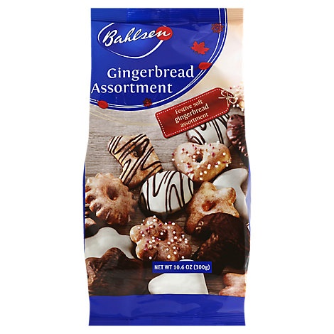 slide 1 of 1, Bahlsen Cookies Holiday Gingerbread Assortment, 10.6 oz