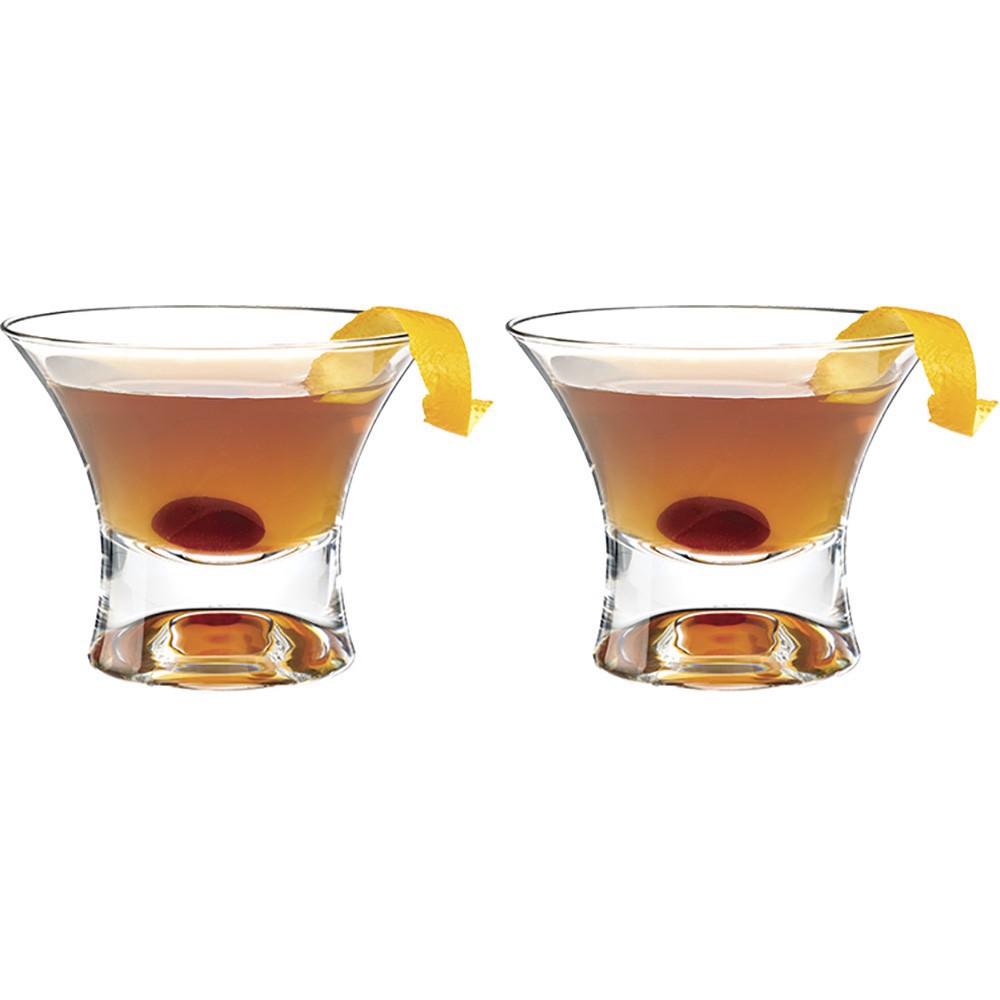 slide 1 of 1, Viski - Manhattan Glass Set Of 2, 1 ct