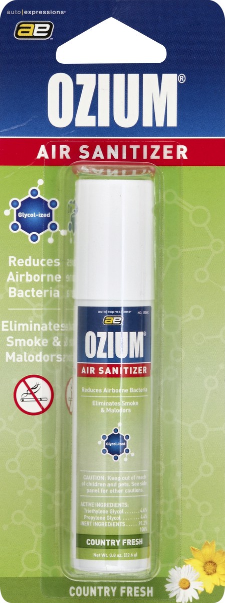 slide 2 of 2, Ozium Air Sanitizer Country Fresh, 0.8 oz