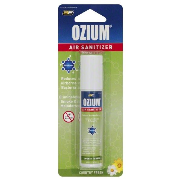 slide 1 of 1, Ozium Air Sanitizer Country Fresh, 0.8 oz