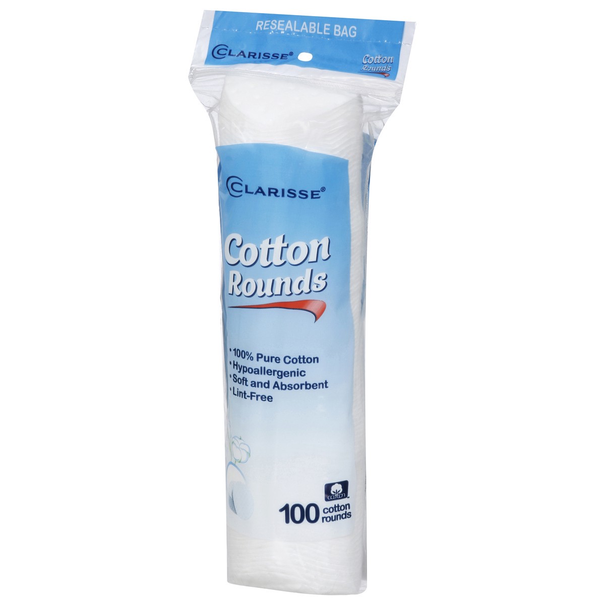 slide 5 of 9, Clarisse Cotton Rounds, 100 ct