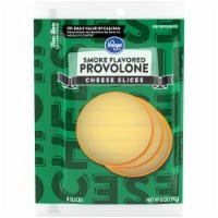 slide 1 of 4, Kroger Smoke Flavored Provolone Cheese Slices, 8 ct; 6 oz
