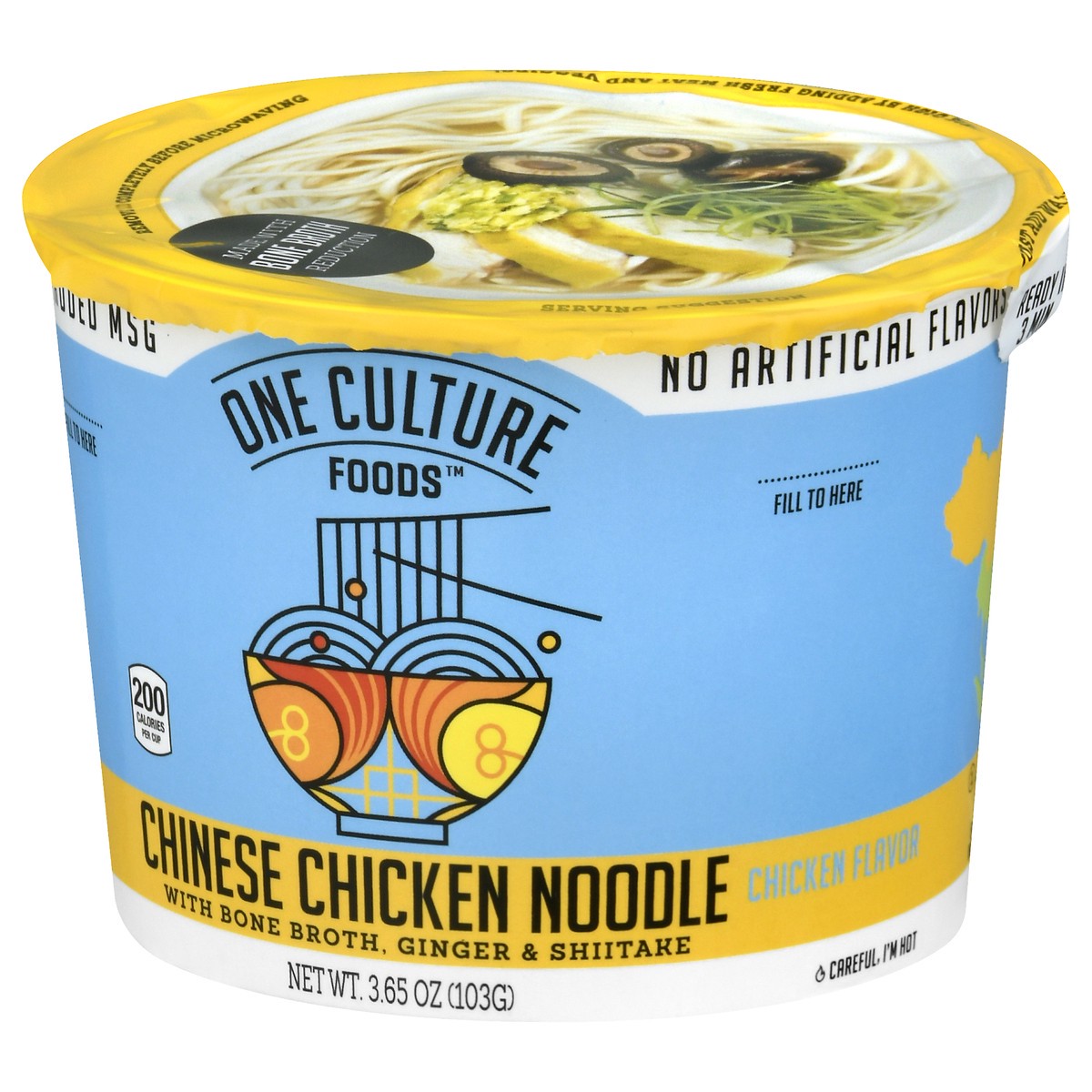 slide 9 of 13, One Culture Foods Chinese Chicken Noodle 3.65 oz, 3.65 oz