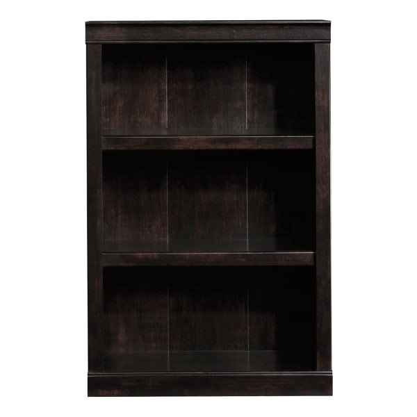 slide 3 of 10, Realspace 45"H 3-Shelf Bookcase, Peppered Black, 1 ct