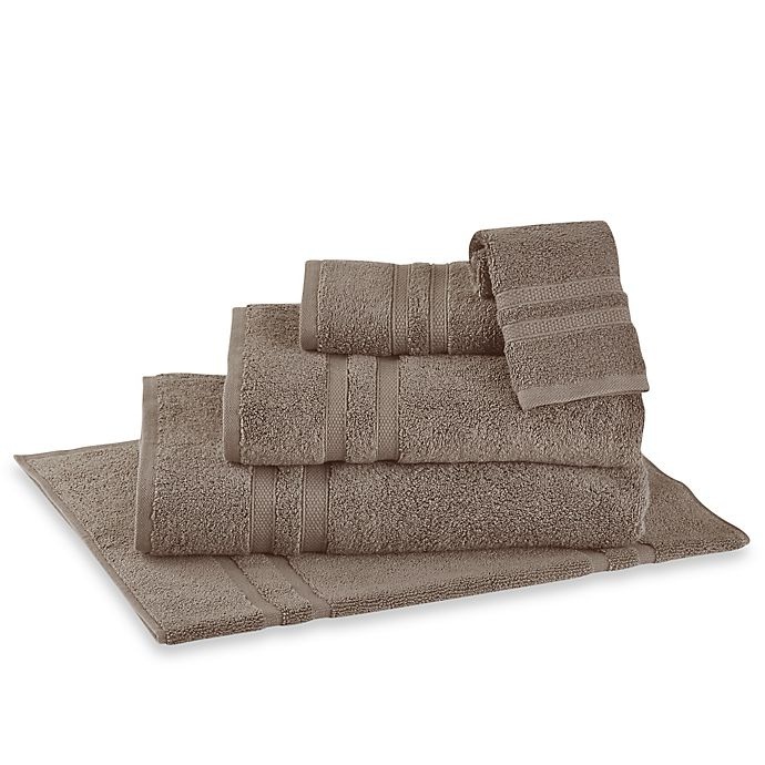 slide 1 of 1, Wamsutta Perfect Soft MICRO COTTON Bath Mat - Taupe, 1 ct