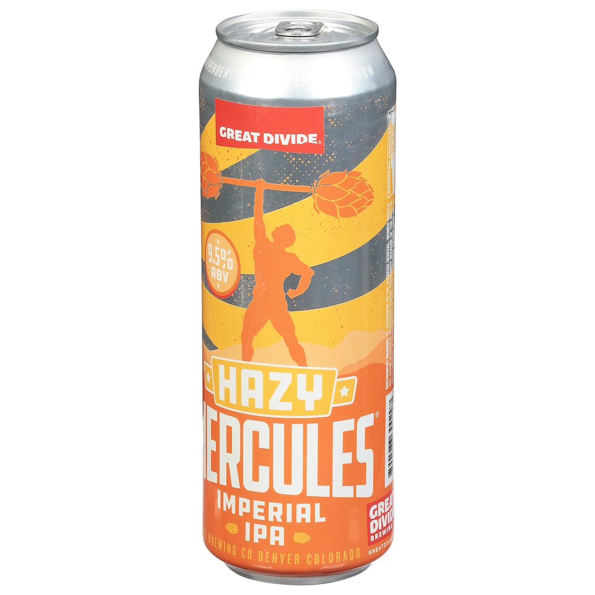 slide 8 of 9, Great Divide Brewing Co. Hazy Imperial IPA Hercules Beer 19.2 fl oz, 19 oz