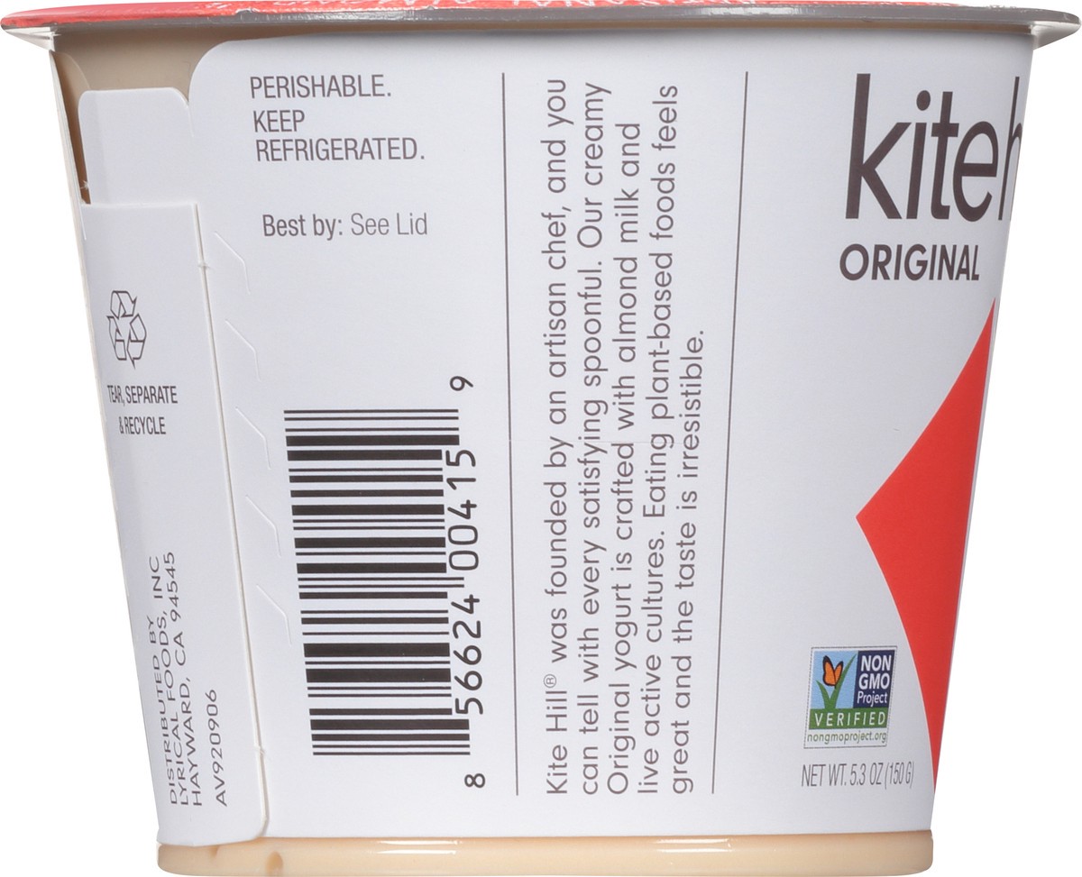 slide 2 of 9, Kite Hill Caramel Artisan Almond Milk Yogurt, 5.3 oz