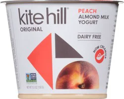 Kite Hill Almond Milk Original Dairy Free Peach Yogurt 5.3 oz