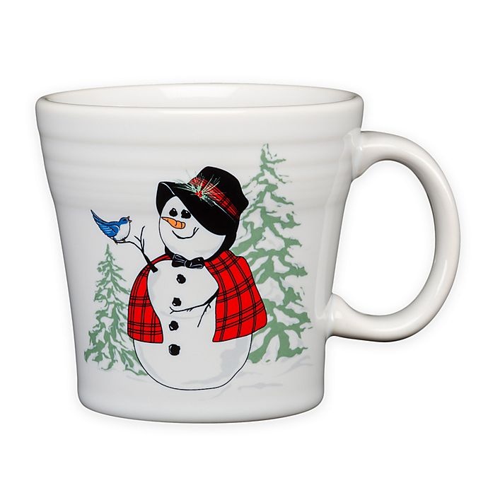 slide 1 of 1, Fiesta Snowlady Tapered Mug - White, 1 ct