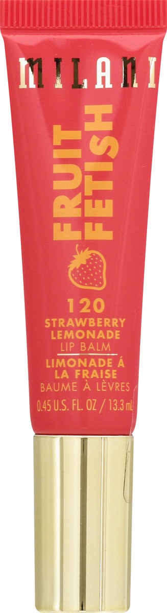 slide 1 of 9, Milani Fruit Fetish Strawberry Lemonade 120 Lip Balm 0.45 oz, 0.45 oz