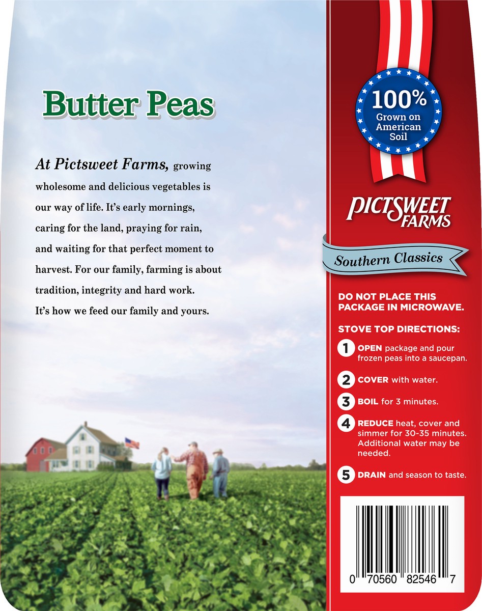 slide 9 of 9, Pictsweet Farms Southern Classics Family Size Butter Peas 24 oz. Bag, 24 oz