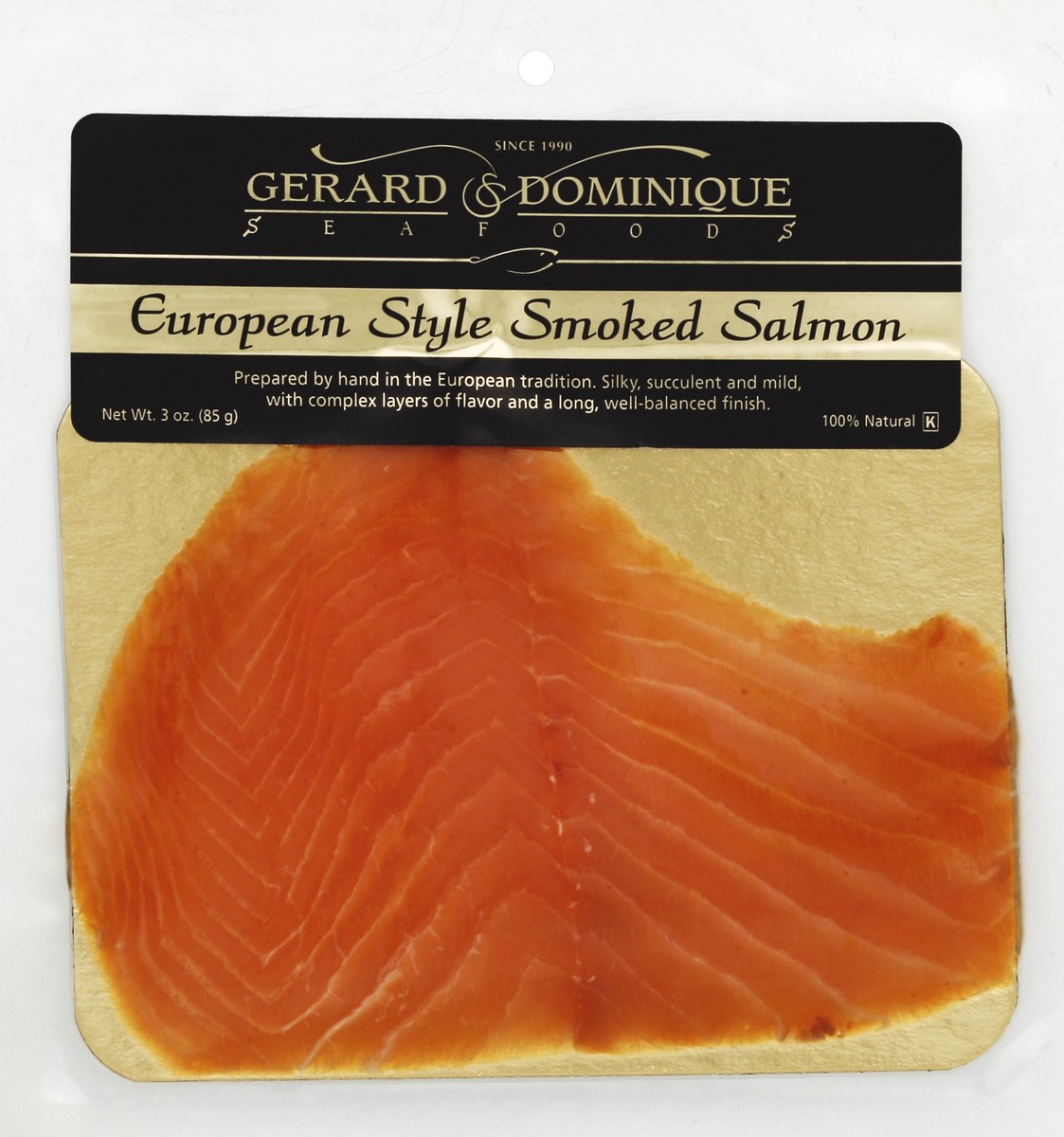 slide 2 of 3, Gerard & Dominique Seafoods Salmon 3 oz, 3 oz