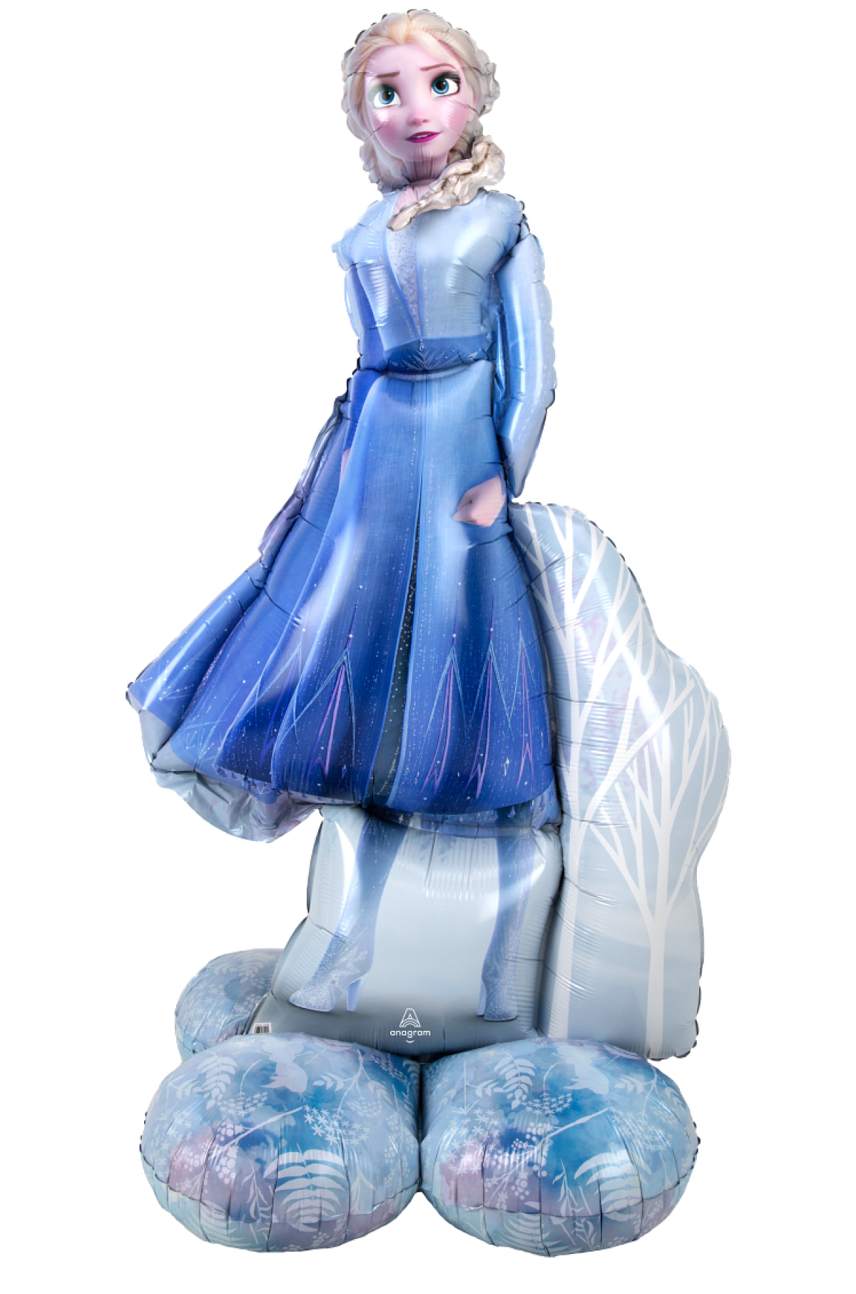 slide 1 of 4, Balloon Upright, Frozen 2 Elsa, 54 in, 1 ct