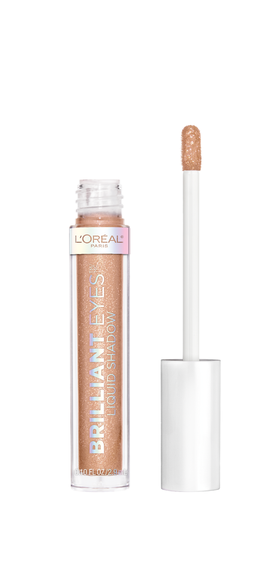 slide 1 of 4, L'Oréal Brilliant Eyes Shimmer Liquid Eyeshadow Makeup - Amber Sparkle, 0.1 oz