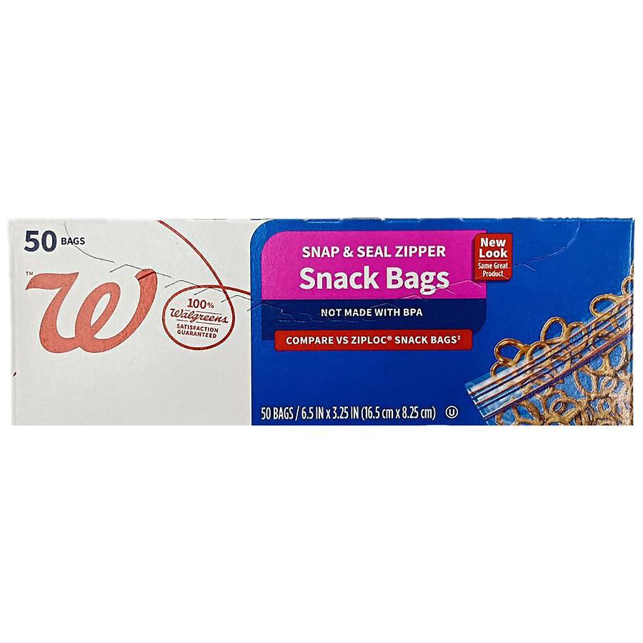 slide 2 of 2, Complete Home Snack Bag Reclosable, 50 ct