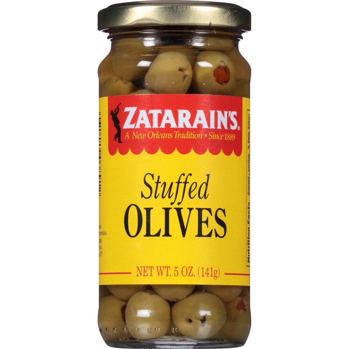 slide 3 of 7, Zatarain's Manzanilla Stuffed Olives, 5 oz, 5 oz