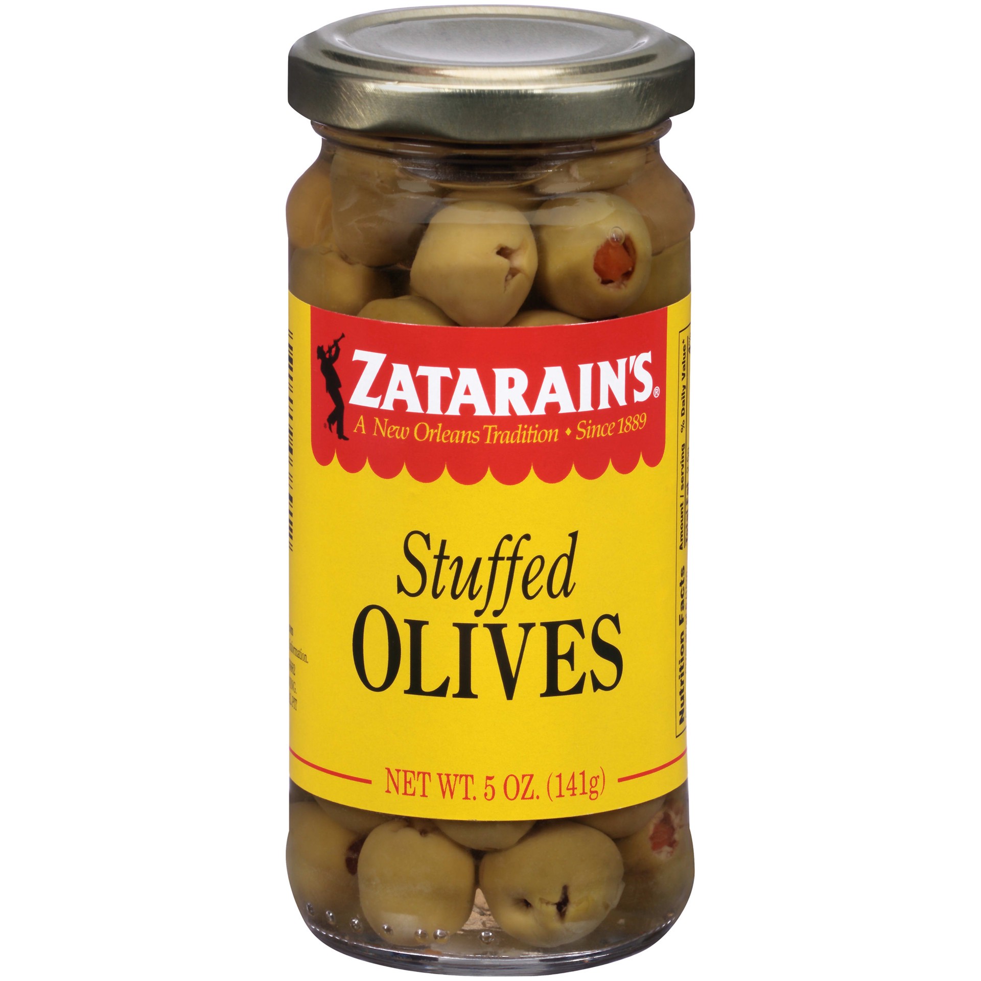 slide 1 of 7, Zatarain's Manzanilla Stuffed Olives, 5 oz, 5 oz
