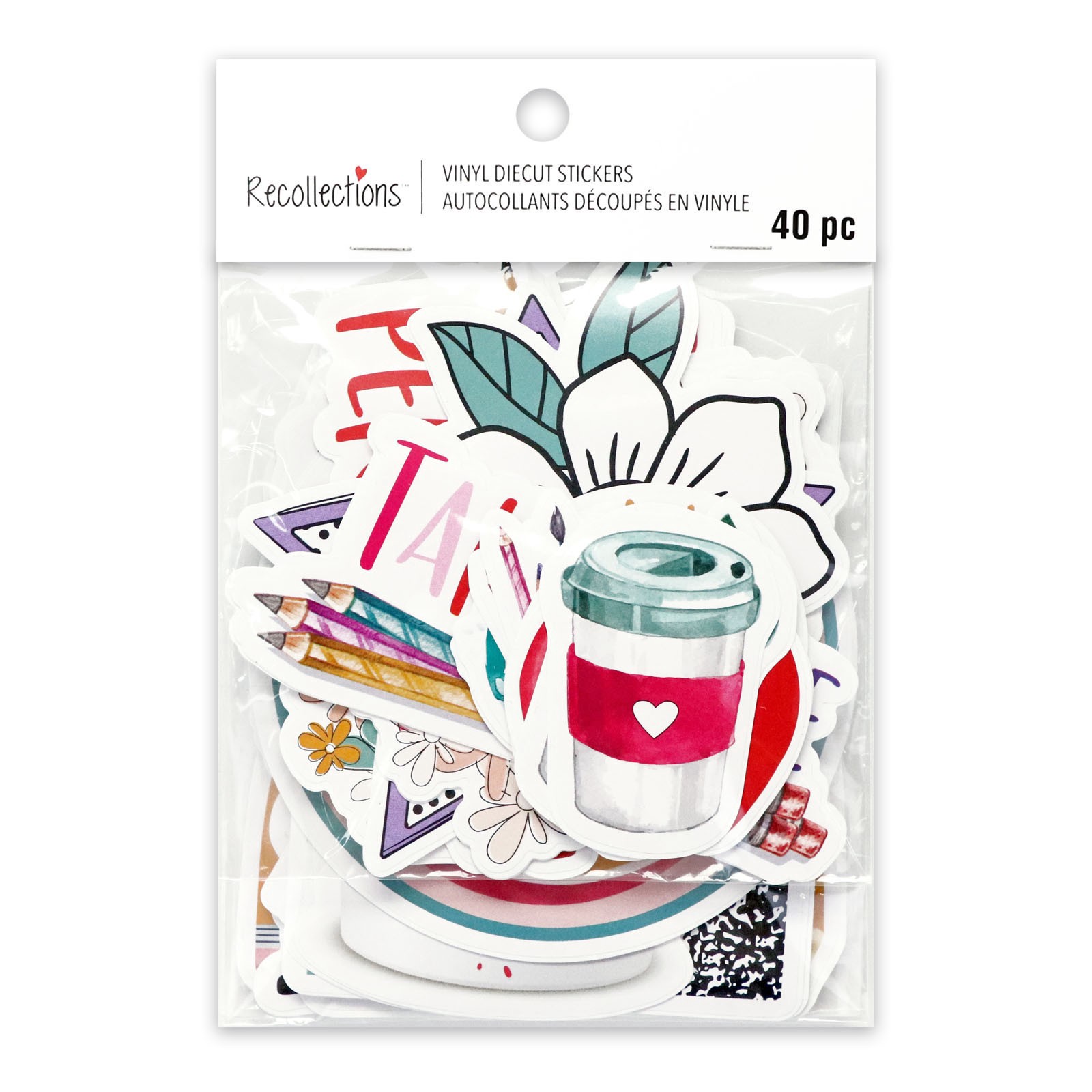 slide 3 of 4, Vinyl Diecut Teacher Sticker Set By Recollections, 1 ct