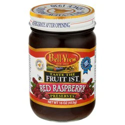 Bell-View Taste The Fruit 1st Red Raspberry Preserves 16 oz