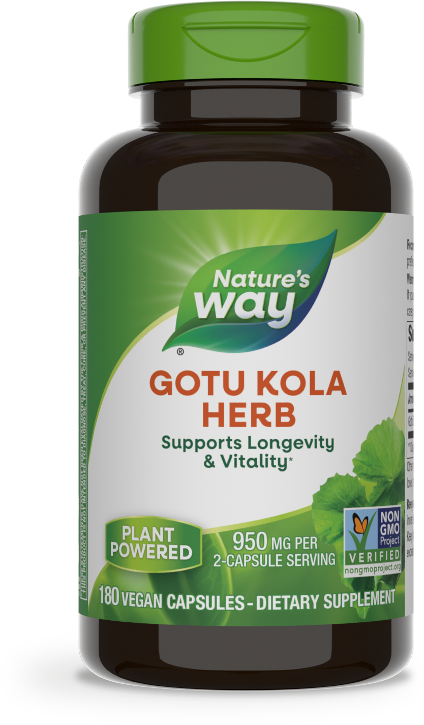 slide 1 of 4, Nature's Way Gotu Kola Herb, 180 ct