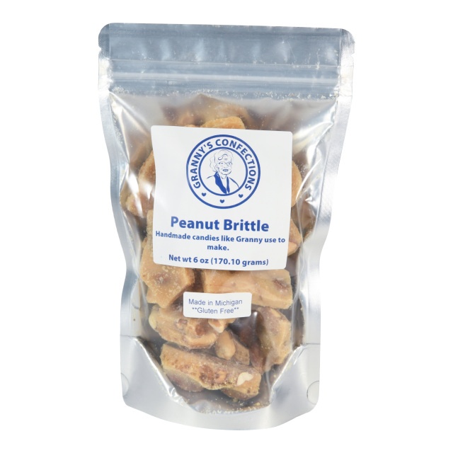 slide 1 of 1, Granny's Grannys Confections Peanut Brittle 6Oz, 6 oz