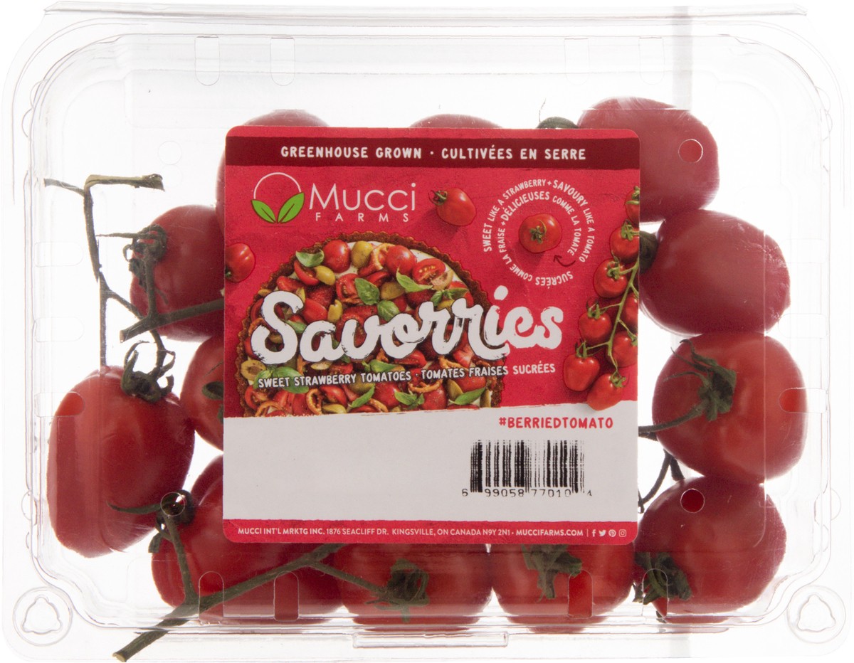 slide 8 of 10, Mucci Farms Mucci Savorries Strawberry Tomatoes 12 oz Sweet, 12 oz